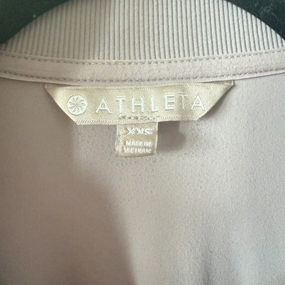 Athleta Soft Lavender Performance Top, Running Ja… - image 3